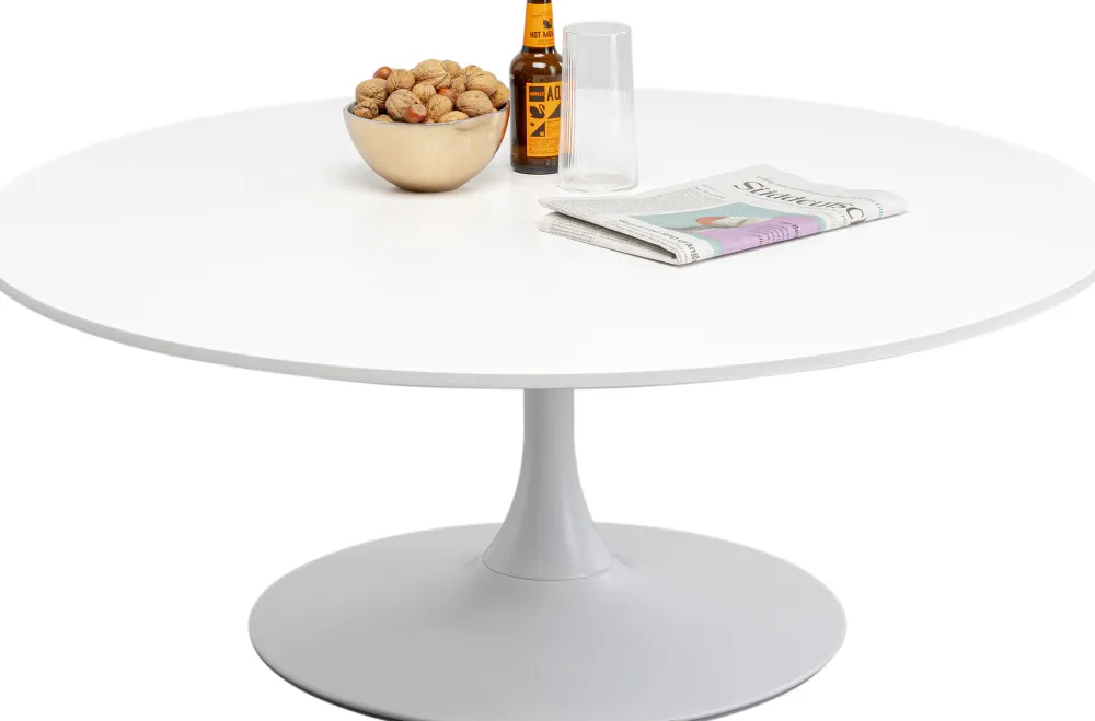 KARE Design Sohvapöydät*Schickeria Sohvapöytä Valkoinen Ø110cm