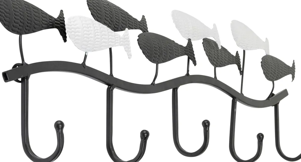 KARE Design Seinänaulakot*School Of Fish Vaatenaulakko 62cm