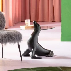 KARE Design Sohvapöydät*Sea Lion Merileijona Sivupöytä Ø50cm
