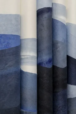 KARE Design Taulut|Olohuone*Shadow Skyline Blue Kehystetty Taulu 160x60cm