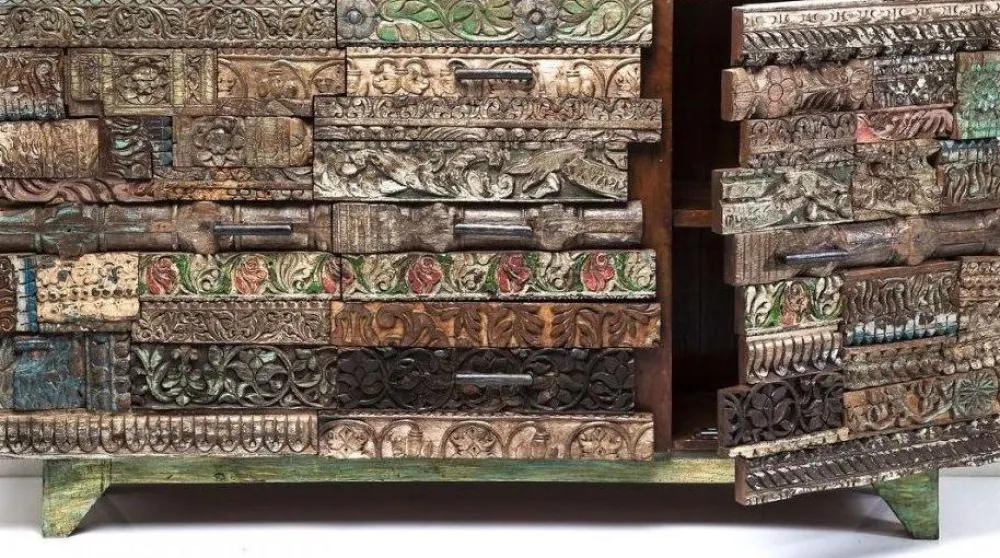 KARE Design Senkit|Lipastot*Shanti Surprise Puzzle Senkki, 2 Ovea, 3 Laatikkoa