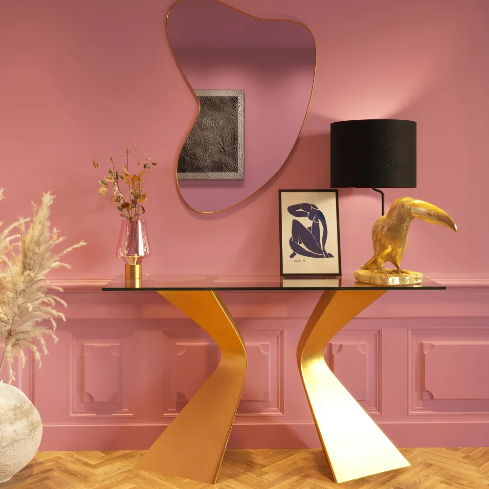 KARE Design Peilit*Shape Seinäpeili, Messinki 110x120cm