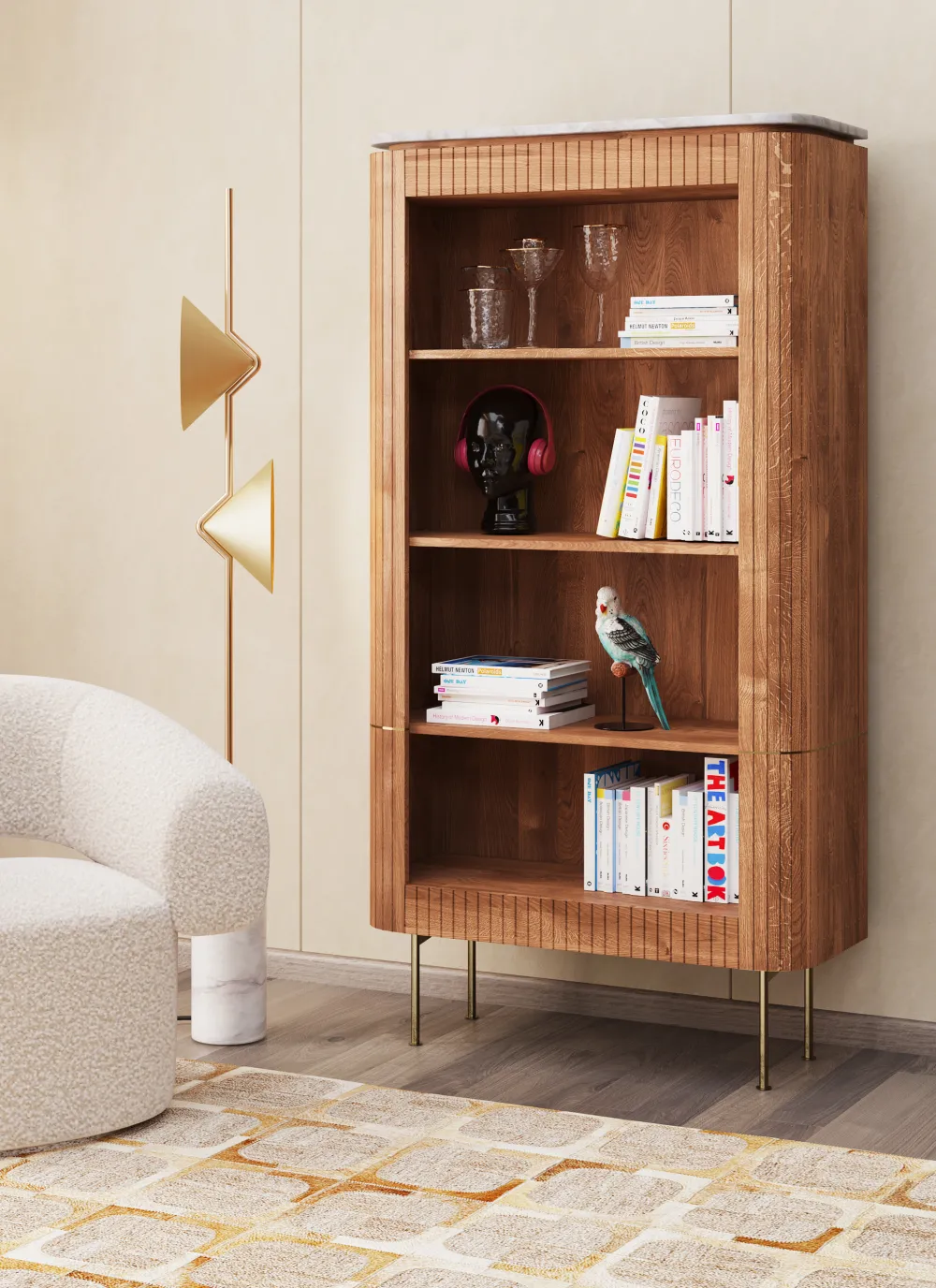 KARE Design Olohuone|Hyllyt*Shelf Grace 100x190cm
