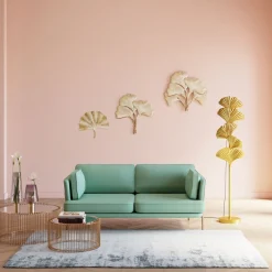 KARE Design Sohvat*Shirly Sohva 3-istuttava, Mintunvihreä 221cm