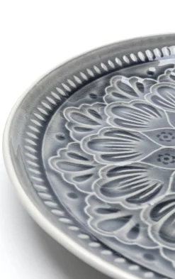 KARE Design Lautaset*Sicilia Mandala Grey Lautanen Ø27cm