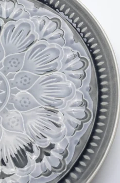 KARE Design Lautaset*Sicilia Mandala Grey Lautanen Ø27cm