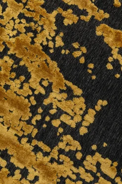 KARE Design Matot*Silja Pyöreä Matto Keltainen Ø200cm