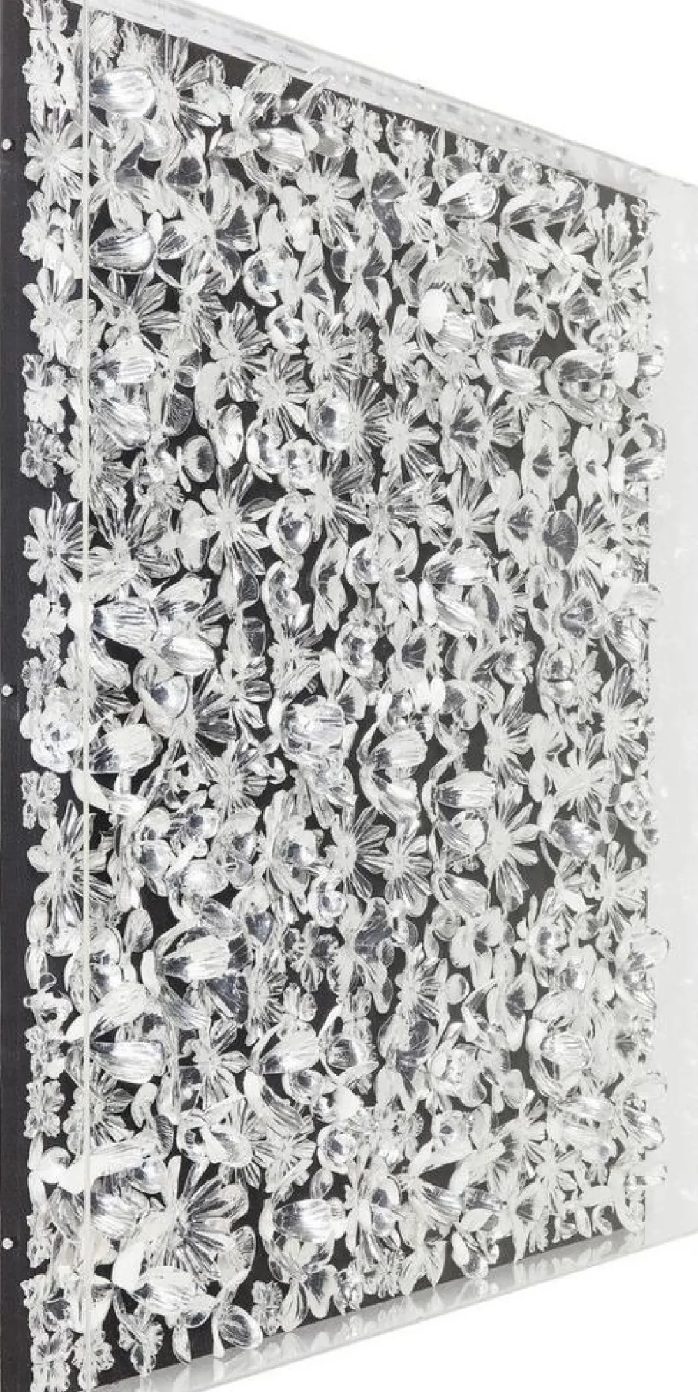 KARE Design Seinäkoristeet*Silver Flower Seinäkoriste, Taulu 100x100cm