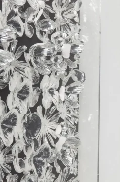 KARE Design Seinäkoristeet*Silver Flower Seinäkoriste, Taulu 100x100cm