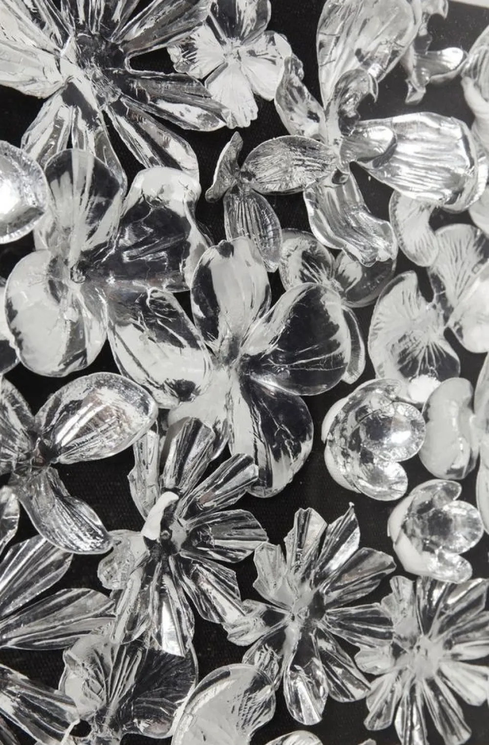 KARE Design Seinäkoristeet*Silver Flower Seinäkoriste, Taulu 100x100cm