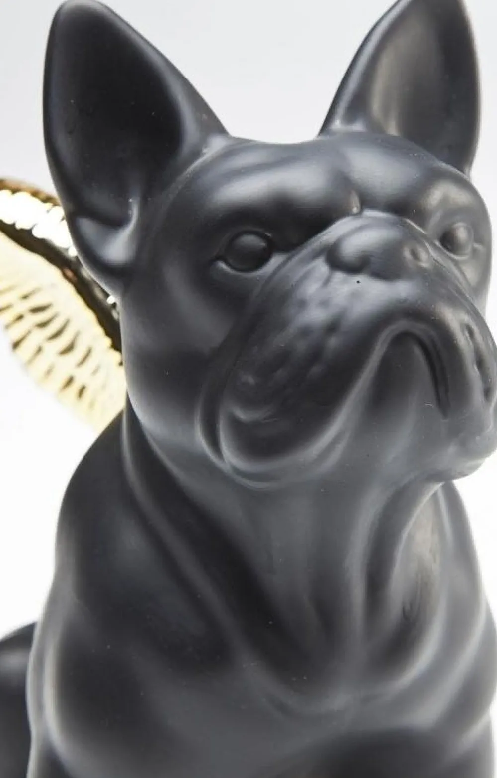 KARE Design Koriste-Esineet*Sitting Angel Dog Enkelikoira Koriste-esine, Kulta-musta