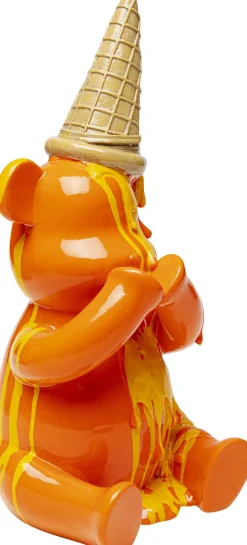KARE Design Koriste-Esineet*Sitting Gelato Bear Karhu Oranssi 37cm