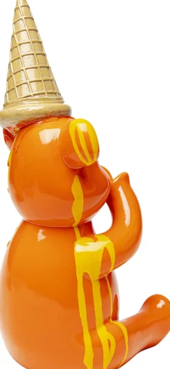 KARE Design Koriste-Esineet*Sitting Gelato Bear Karhu Oranssi 37cm