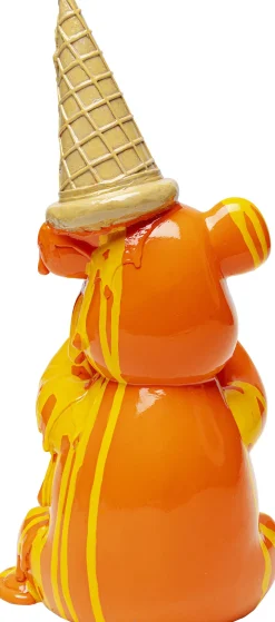 KARE Design Koriste-Esineet*Sitting Gelato Bear Karhu Oranssi 37cm