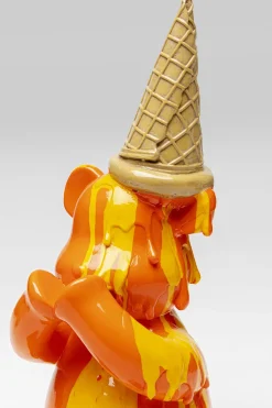 KARE Design Koriste-Esineet*Sitting Gelato Bear Karhu Oranssi 37cm