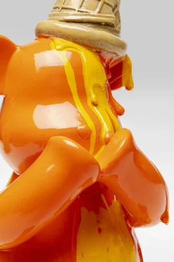 KARE Design Koriste-Esineet*Sitting Gelato Bear Karhu Oranssi 37cm