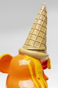 KARE Design Koriste-Esineet*Sitting Gelato Bear Karhu Oranssi 37cm