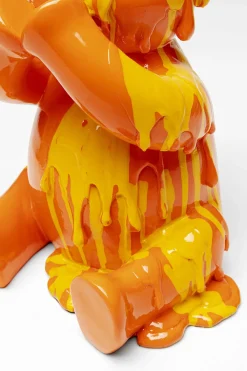 KARE Design Koriste-Esineet*Sitting Gelato Bear Karhu Oranssi 37cm