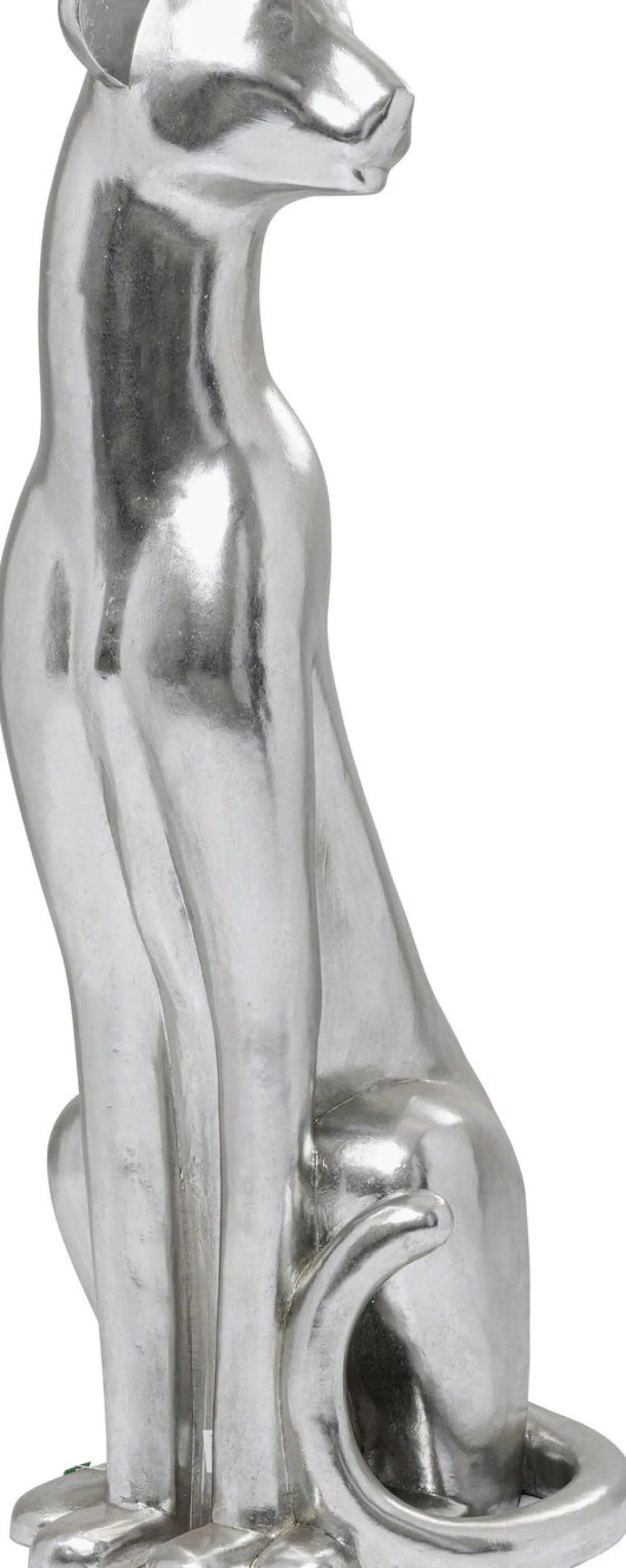 KARE Design Jalalliset Koriste-Esineet*Sitting Leopard Leopardi Koriste-esine, Hopea 150cm