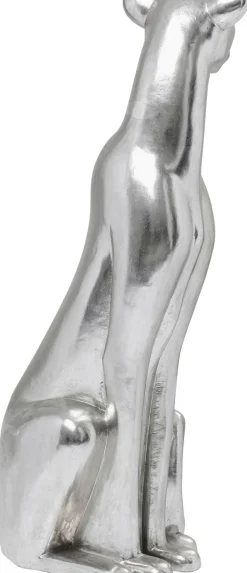 KARE Design Jalalliset Koriste-Esineet*Sitting Leopard Leopardi Koriste-esine, Hopea 150cm