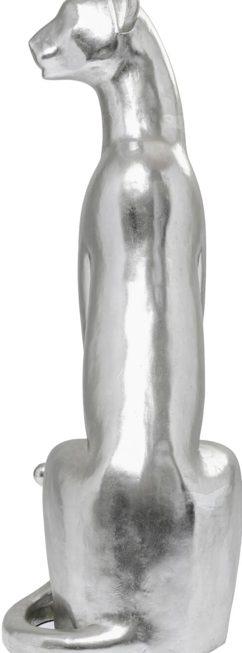 KARE Design Jalalliset Koriste-Esineet*Sitting Leopard Leopardi Koriste-esine, Hopea 150cm