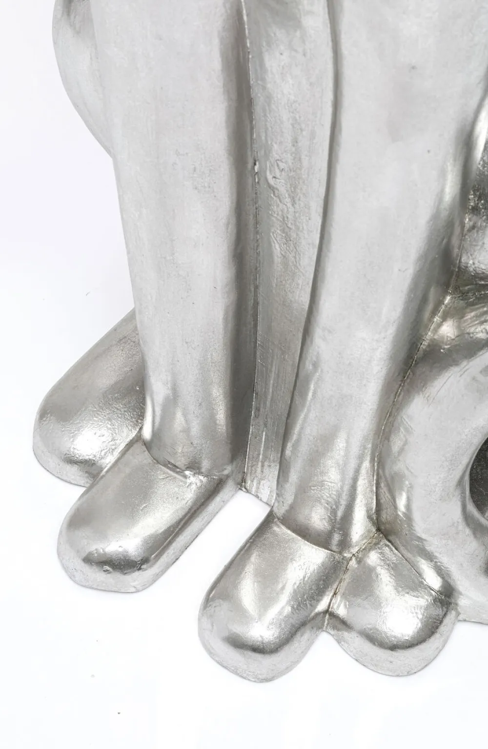 KARE Design Jalalliset Koriste-Esineet*Sitting Leopard Leopardi Koriste-esine, Hopea 150cm