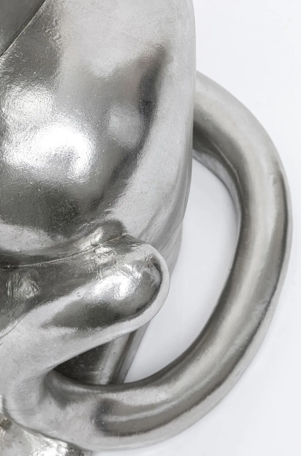 KARE Design Jalalliset Koriste-Esineet*Sitting Leopard Leopardi Koriste-esine, Hopea 150cm