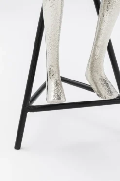 KARE Design Kellot*Sitting Man Pöytäkello, Hopea 12x31cm