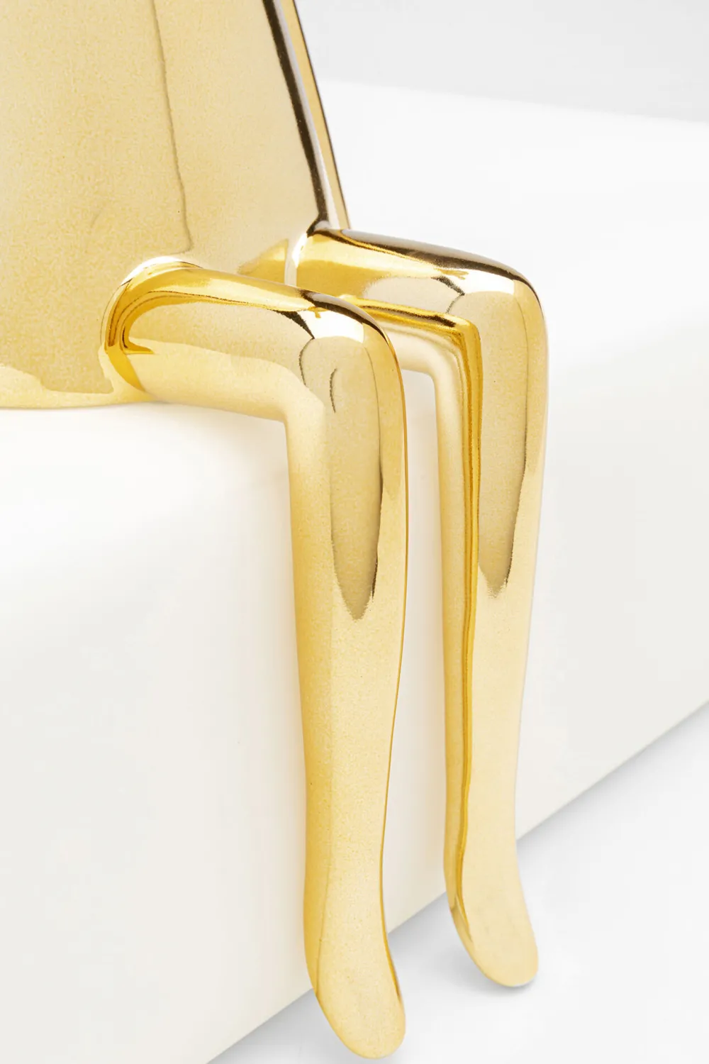 KARE Design Koriste-Esineet*Sitting Rabbit Jänis, Pupu, Koriste-esine Kulta 35cm