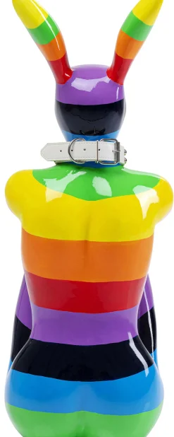 KARE Design Jalalliset Koriste-Esineet*Sitting Rabbit Rainbow Pupu, Jänis Koriste-esine 80cm