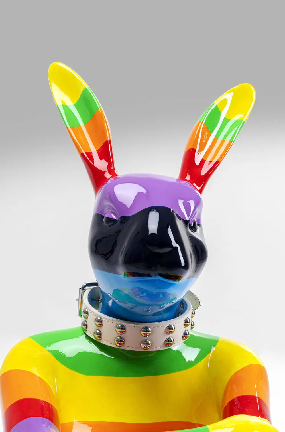 KARE Design Jalalliset Koriste-Esineet*Sitting Rabbit Rainbow Pupu, Jänis Koriste-esine 80cm