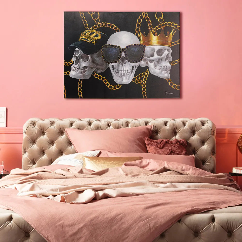 KARE Design Taulut*Skull Gang Canvastaulu 120x90cm