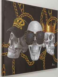 KARE Design Taulut*Skull Gang Canvastaulu 120x90cm