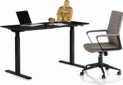 KARE Design Työpöydät*Smart Työpöytä Musta/musta 140x60cm