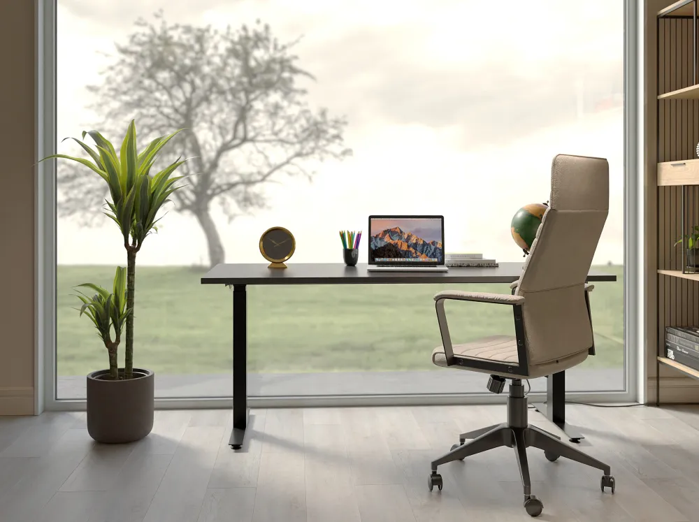 KARE Design Työpöydät*Smart Työpöytä Musta/musta 140x60cm