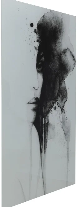 KARE Design Taulut*Smokey Face Lasitaulu 100x150cm