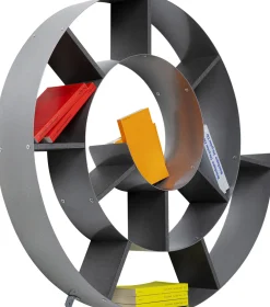 KARE Design Olohuone|Hyllyt*Snail Etana Seinähylly, Hopea/harmaa