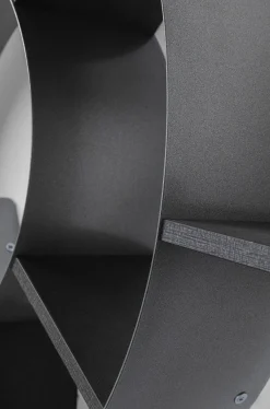 KARE Design Olohuone|Hyllyt*Snail Etana Seinähylly, Hopea/harmaa