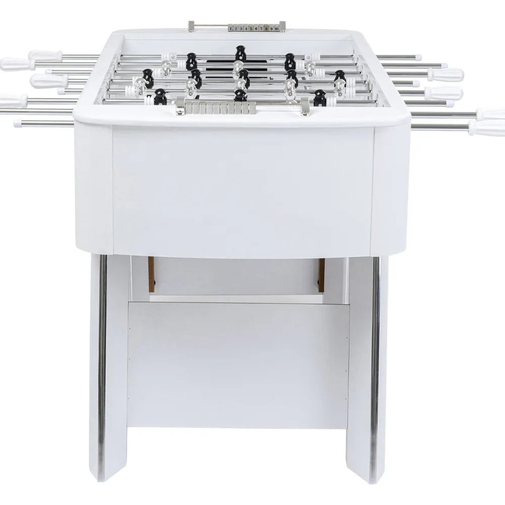 KARE Design Jalalliset Koriste-Esineet*Soccer Table Style Jalkapallopeli, Valkoinen