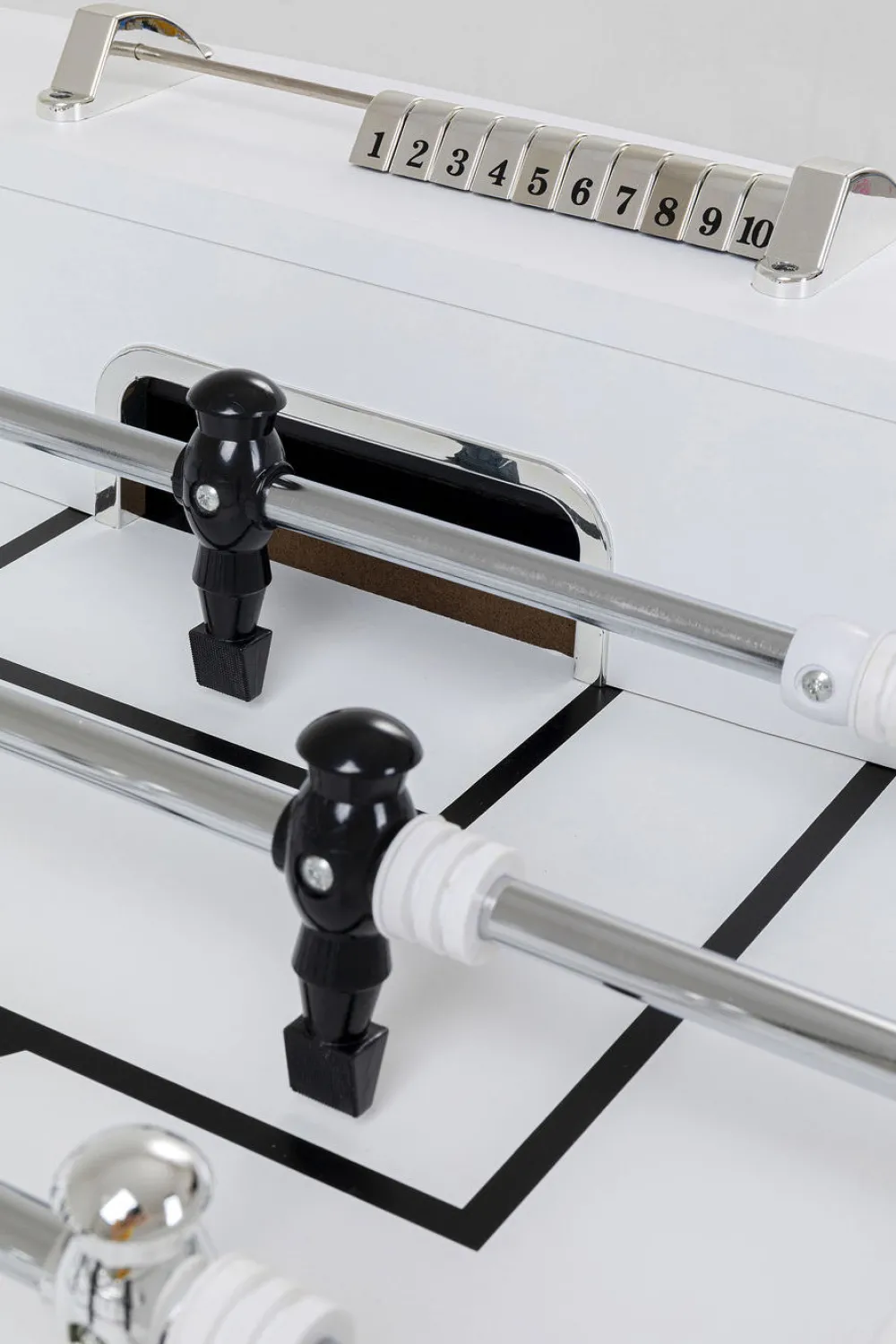 KARE Design Jalalliset Koriste-Esineet*Soccer Table Style Jalkapallopeli, Valkoinen