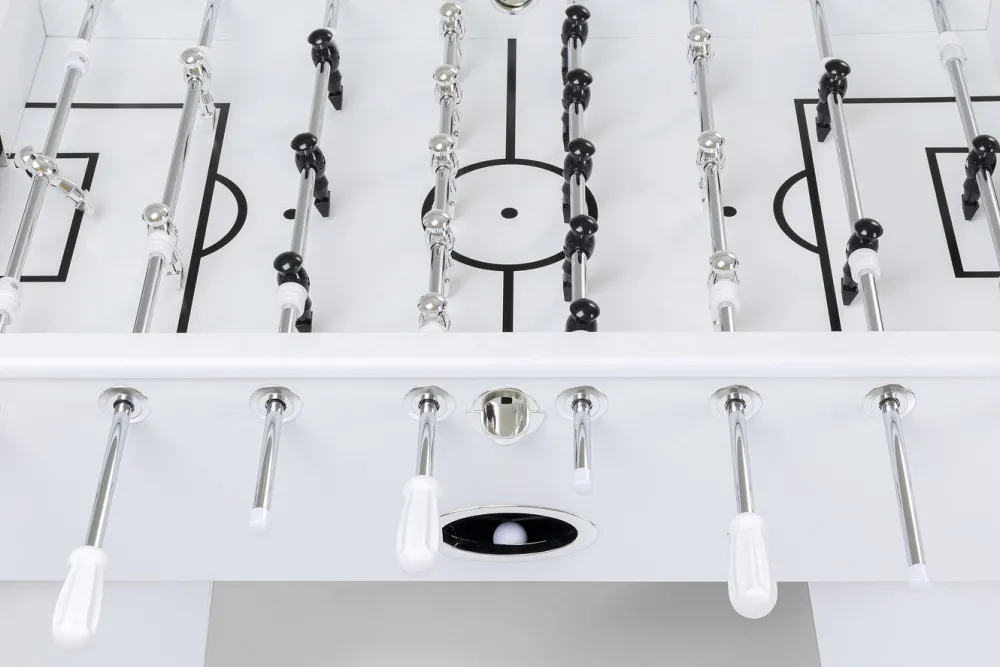 KARE Design Jalalliset Koriste-Esineet*Soccer Table Style Jalkapallopeli, Valkoinen