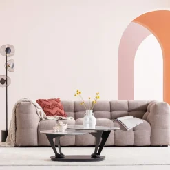 KARE Design Sohvat*Sofa 3-Seater Salamanca Grey 240cm