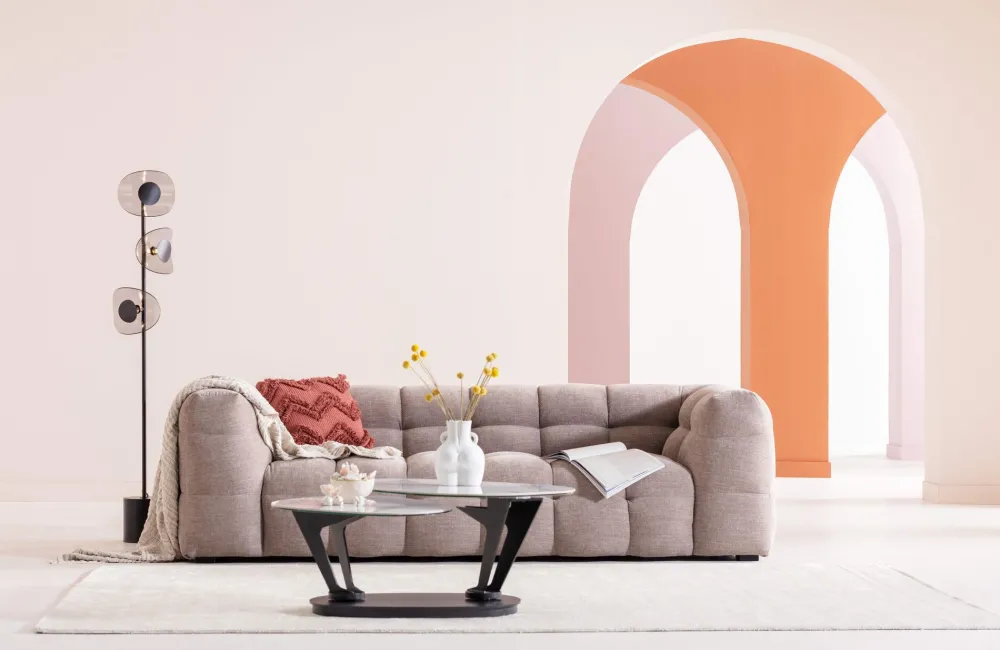 KARE Design Sohvat*Sofa 3-Seater Salamanca Grey 240cm