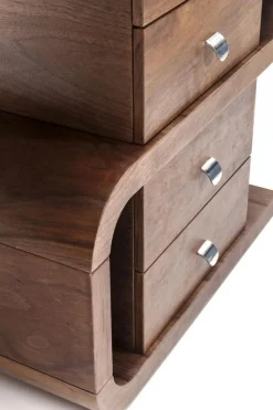 KARE Design Työpöydät*Soft Snake Työpöytä, Toimistopöytä, Pähkinä 150x70cm