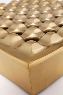 KARE Design Tuhkakupit Ja Savukerasiat*Soho Square Brass Tuhkakuppi 25x25cm