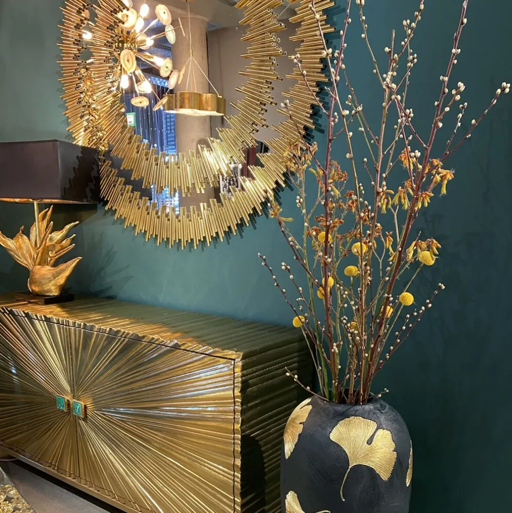 KARE Design Peilit*Solare Gold Peili Ø132cm