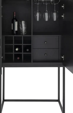 KARE Design Baarit*Sophisticated Baarikaappi Heijastavaa Lasia 80cm