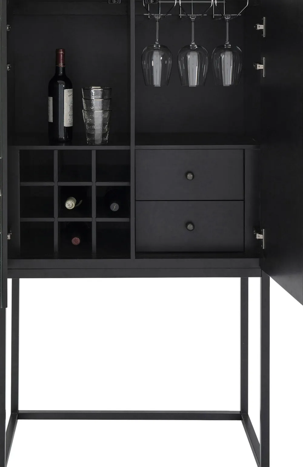 KARE Design Baarit*Sophisticated Baarikaappi Heijastavaa Lasia 80cm