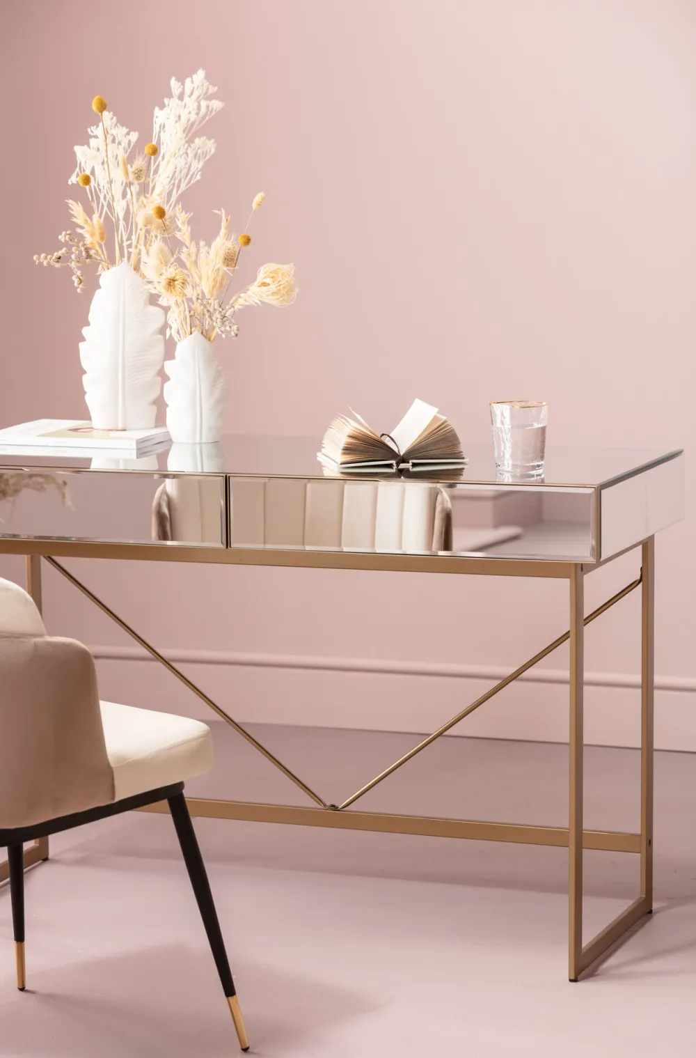 KARE Design Työpöydät*Soran Konsolipöytä, Kulta 120x50cm