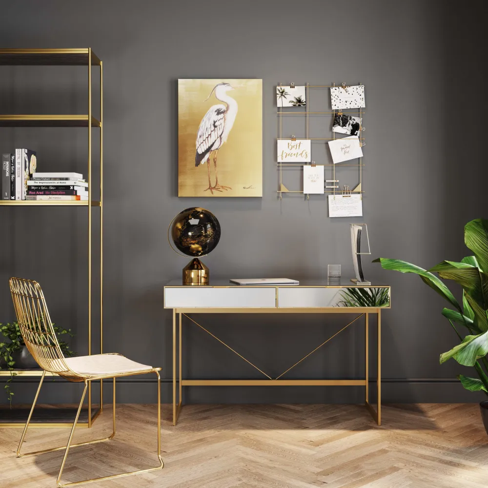 KARE Design Työpöydät*Soran Konsolipöytä, Kulta 120x50cm